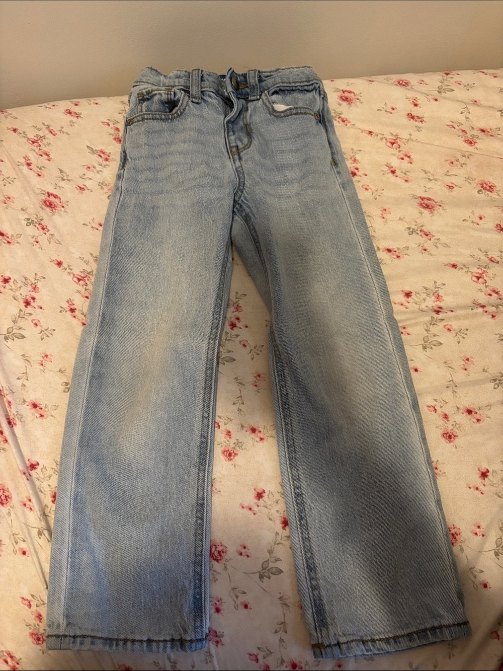Old Navy Light Blue Kids Straight-Leg Jeans
